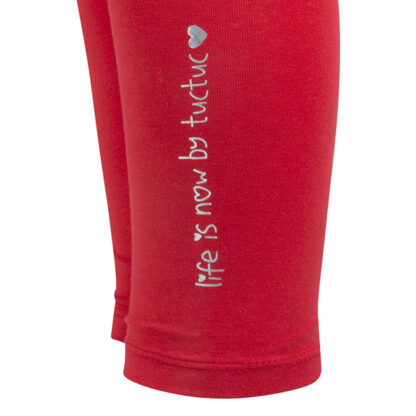 TUCTUC FILLE. BASIC LEGGINGS ROUGE – Image 5