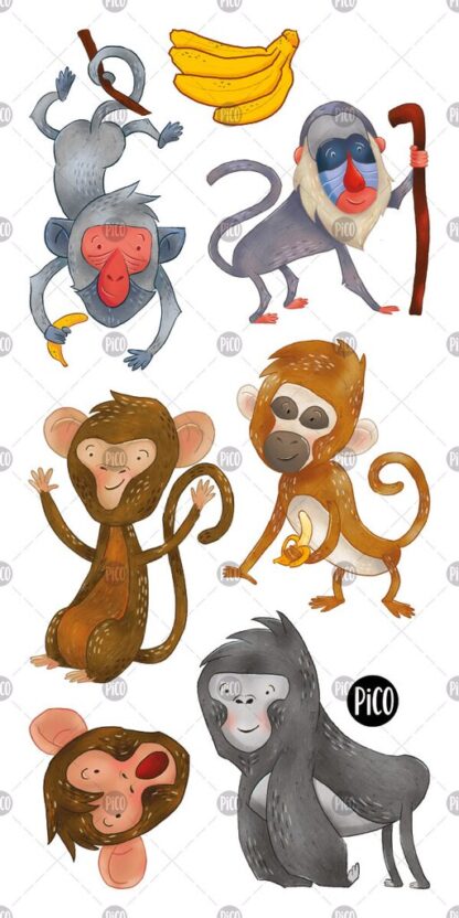 PICO TATOUAGE LES SINGES SINGUES – Image 2