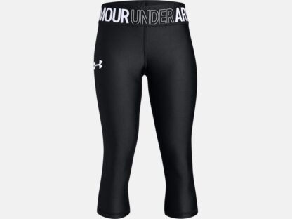 UNDER ARMOUR FILLE LEGGING 3/4 NOIR