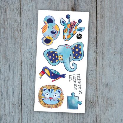 PICO TATOUAGE   La jungle bleue - Fondation Véro & Louis