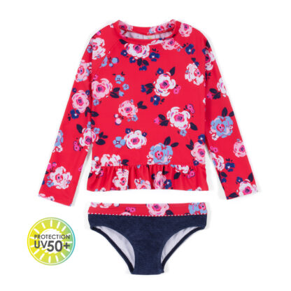 NANO COLLECTION CROISIÈRE PIVOINE MAILLOT DEUX PIÈCES MANCHE LONGUE – Image 3