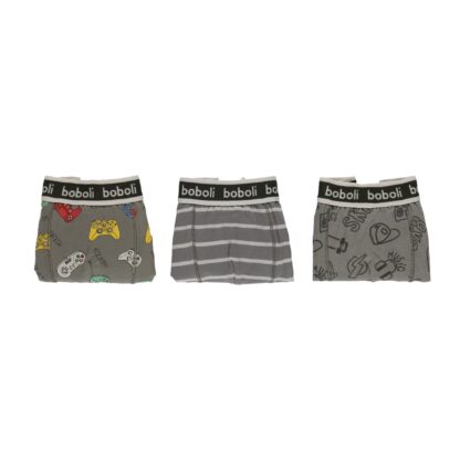 SOUS-VÊTEMENTS BOBOLI GARÇON. boxers paquet de 3 JEUX VIDEO
