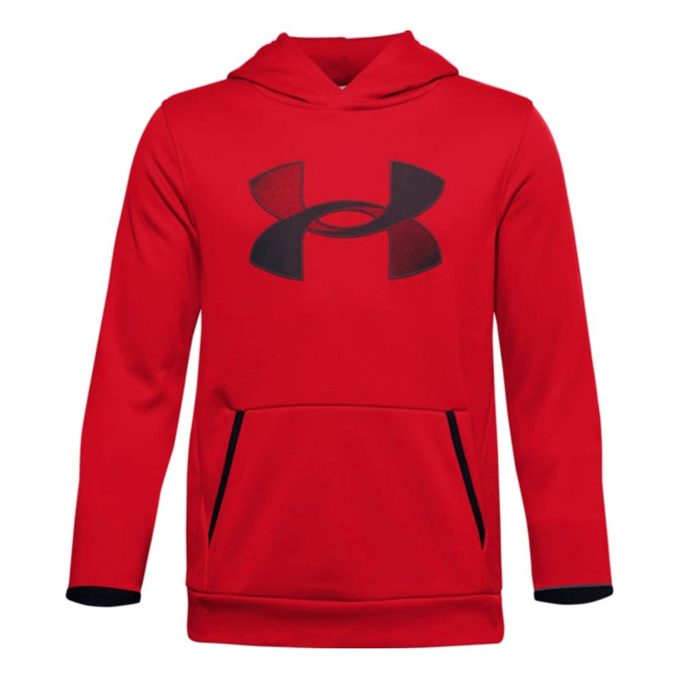 UNDER ARMOUR SOLDE GARÇON HOODIE FLEECE BRANDED ROUGE - Boutique Madijade