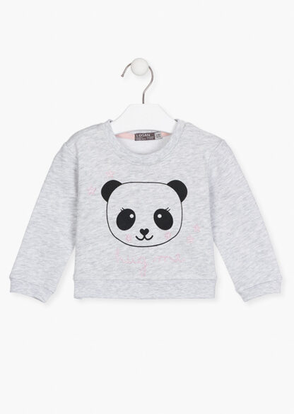 LOSAN BÉBÉ FILLE HELLO PANDA Sweatshirt panda bébé fille