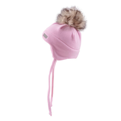 NANO AUTOMNE TUQUE EN POLAR ROSE (SANS CORDON)