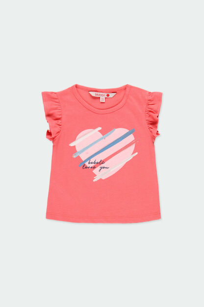 BOBOLI PALM BEACH t-shirt couleur groseille