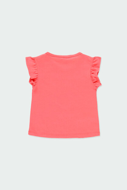 BOBOLI PALM BEACH t-shirt couleur groseille – Image 3