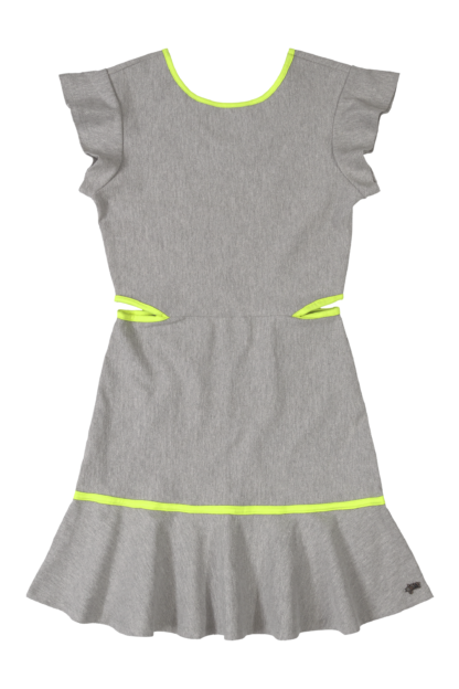 GLOSS GRANDE FILLE. robe grise – Image 2