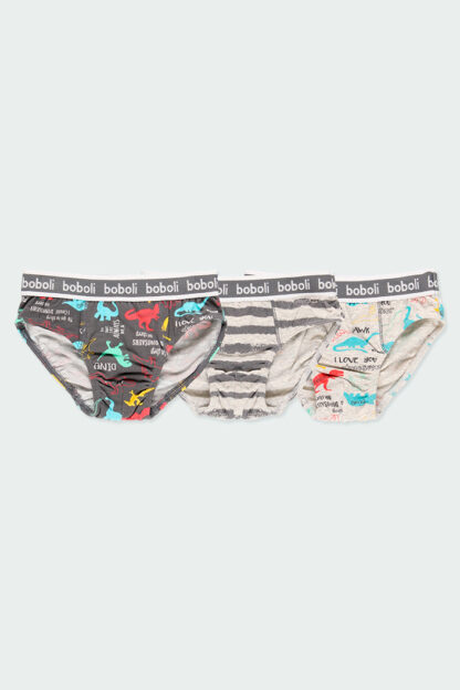 SOUS-VÊTEMENTS BOBOLI culotte dinosaure paquet de 3