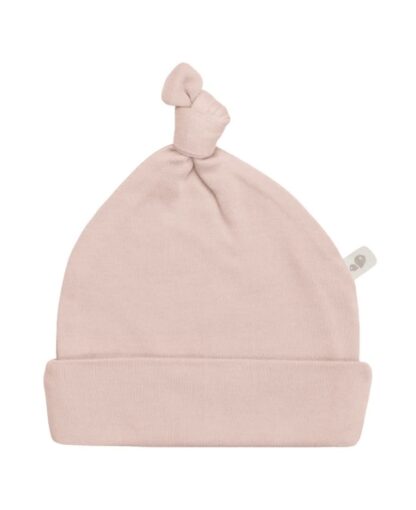 *PERLIMPINPIN Bonnet à noeud bambou - VIEUX ROSE