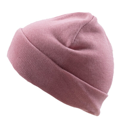 NANO PRINTEMPS TUQUE EN TRICOT BASIC ROSE PÂLE – Image 2