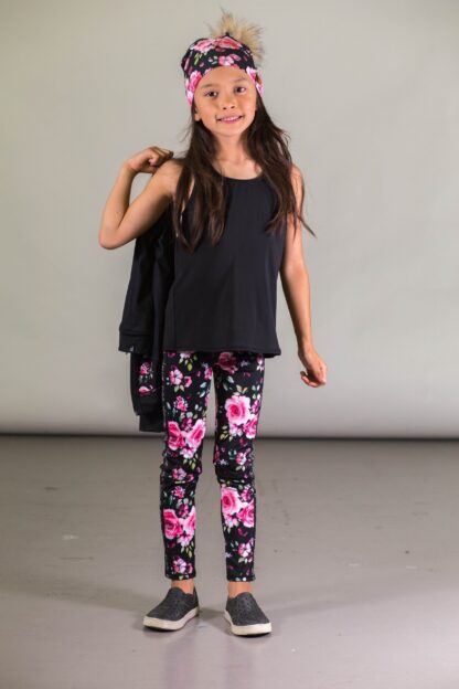 DEUX PAR DEUX Vintage romantique LEGGING SPORT FLEURIT – Image 2