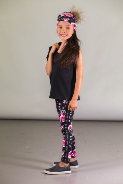 DEUX PAR DEUX Vintage romantique LEGGING SPORT FLEURIT – Image 4