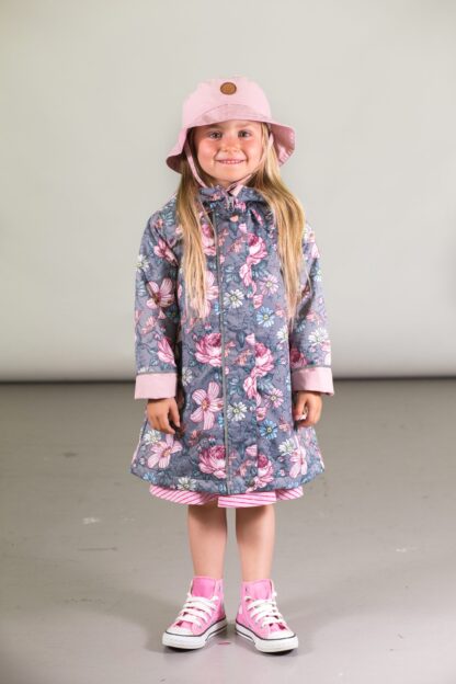 -DEUX PAR DEUX MANTEAU LONG FLEURIT