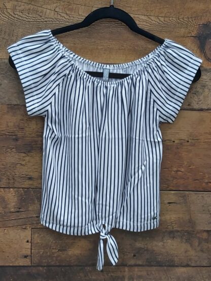 LOSAN GRANDE FILLE BLOUSE RAYÉ MARINE