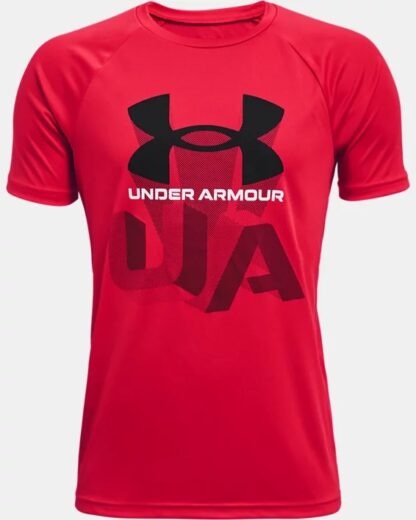 UNDER ARMOUR GARÇON t-shirt UA Tech™ Repeat rouge