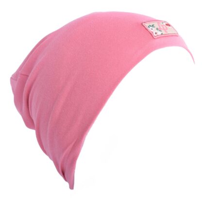 LP Tuque Boston en coton (V20 Rose - Logo Varèse)