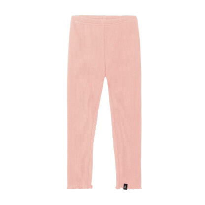 DEUX PAR DEUX FILLE. FLEURS BASIC LEGGING VIEUX ROSE  (EN STOCK)