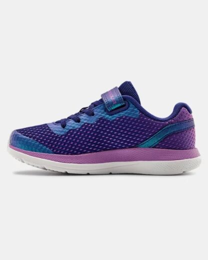 UNDER ARMOUR SOULIER DE COURSE 10.5 à 3 UA Charged Impulse Frosty Running Shoes VIOLET – Image 3