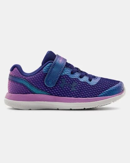 UNDER ARMOUR SOULIER DE COURSE 10.5 à 3 UA Charged Impulse Frosty Running Shoes VIOLET – Image 2