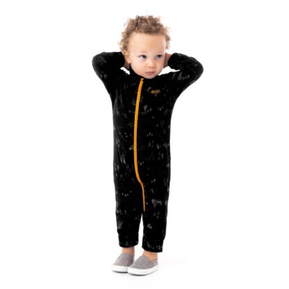NANO AUTOMNE/HIVER ENSEMBLE DE MICROPOLAIRE BÉBÉ NOIR (EN STOCK)