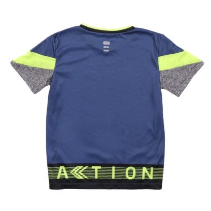 NANO GARÇON. ASduSPORT T-SHIRT ATHLÉTIQUE BLEU – Image 2