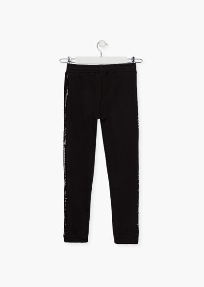 LOSAN AUTOMNE GRANDE FILLE JOGGING NOIR (EN STOCK) – Image 2