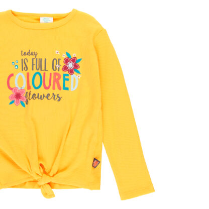 BOBOLI FILLE. TWO SEASONS T-SHIRT JAUNE – Image 3