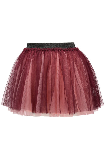B-NOSY FILLE. JUPE BOURGOGNE- ROSE – Image 2