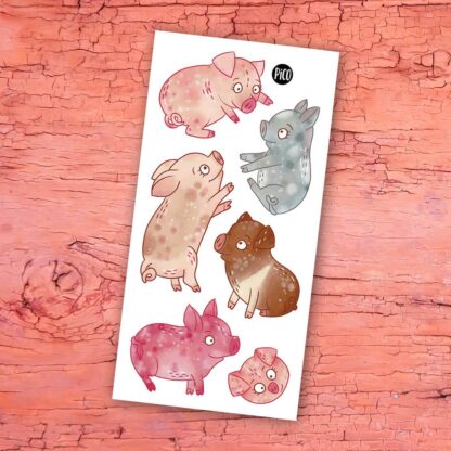PICO TATOUAGE Les cochons de la ferme