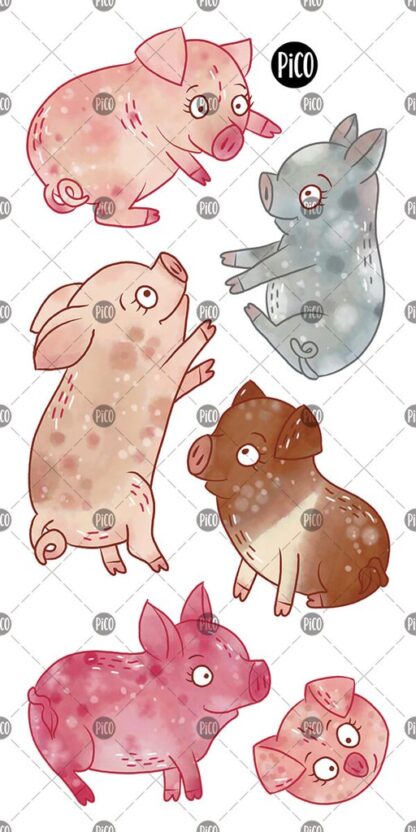 PICO TATOUAGE Les cochons de la ferme – Image 2