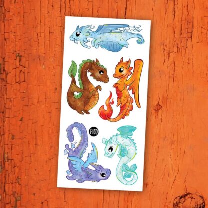 PICO TATOUAGE Les dragons et les éléments