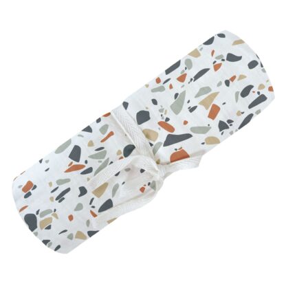PERLIMPINPIN Couverture mousseline coton TERRAZZO