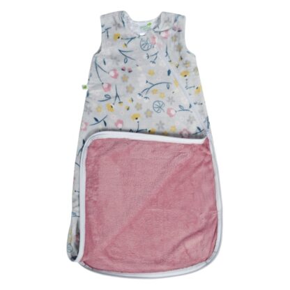 Perlinpimpin Sac de nuit ``DORMEUSE`` en peluche - Floral (1.5 Togs) – Image 6