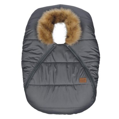 PERLIMPINPIN Housse élastiquée pour siège d'auto HIVER - Gris