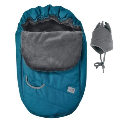 PERLIMPINPIN Housse Couvre-siège de voiture Hiver - Texturé sarcelle