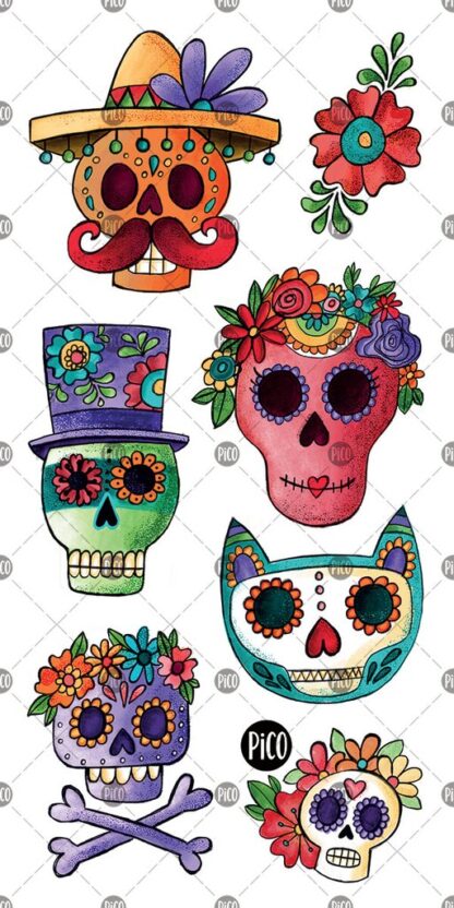 PICO TATOUAGE Les calaveras sympas – Image 2