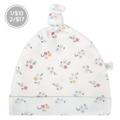 *PERLIMPINPIN Bonnet pour bébé en bambou - Floral