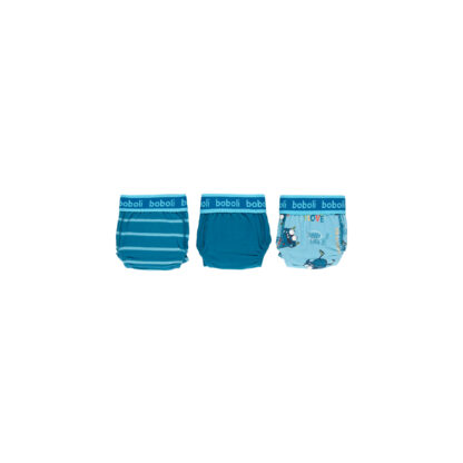 SOUS-VÊTEMENTS BOBOLI culottes monstre bleu (paquet de 3)