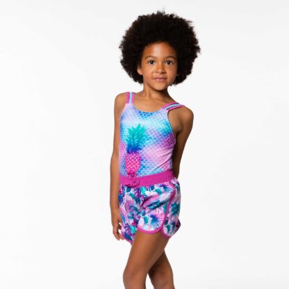 DEUX PAR DEUX PRINTEMPS FILLE MAILLOT ANANAS short imprimé d'ananas – Image 2
