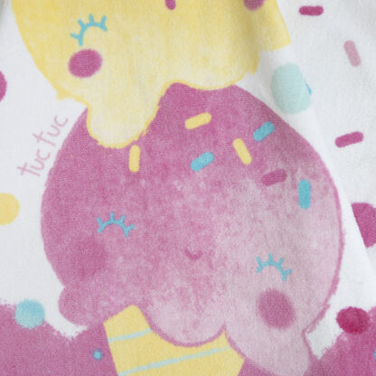 TUCTUC PRINTEMPS BÉBÉ FILLE POPSICLE POCHO SERVIETTE – Image 4