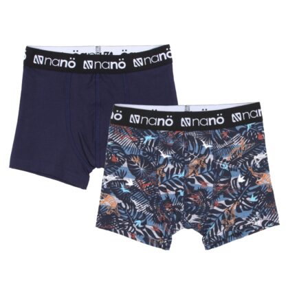 NANO SOUS-VÊTEMENTS BOXER, PAQUET DE 2 MARINE