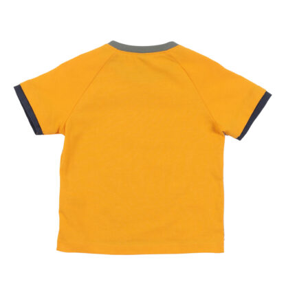 NANO BÉBÉ GARÇON PRINTEMPS BIENVENUE DANS LA JUNGLE T-SHIRT JAUNE – Image 2