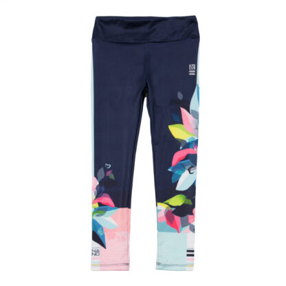 -NANO PRINTEMPS FILLE SPORT & CHIC 22 LEGGING MARINE FLEURIT