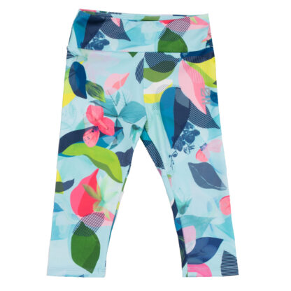 -NANO PRINTEMPS FILLE SPORT & CHIC 22 LEGGING 3/4 FLEURIT