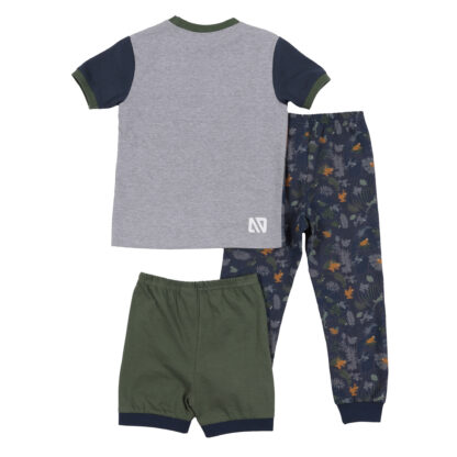 NANO PRINTEMPS PYJAMA 3 PIÈCES JUNGLE MARINE – Image 2