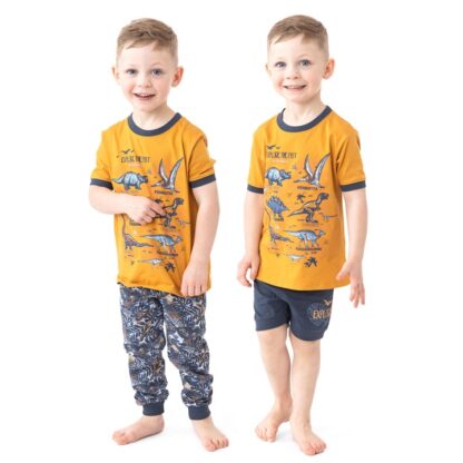 NANO PRINTEMPS PYJAMA 3 PIÈCES DINO CARAMEL – Image 3
