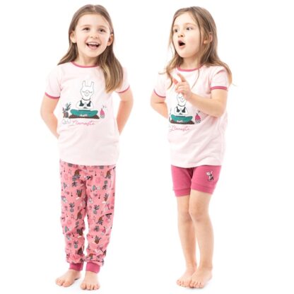NANO PRINTEMPS PYJAMA 3 PIÈCES ROSE LAMA – Image 3