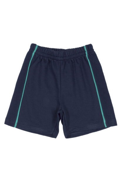 QUIMBY PRINTEMPS/ÉTÉ 22 GARÇON ENSEMBLE T-SHIRT ET SHORT (GRIS/MARINE) – Image 3