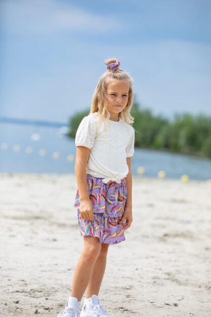 B-NOSY PRINTEMPS/ÉTÉ FILLE BANANAS CHANDAIL BLANC COTON – Image 3